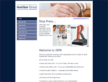 Tablet Screenshot of jonathanstreetpr.co.uk